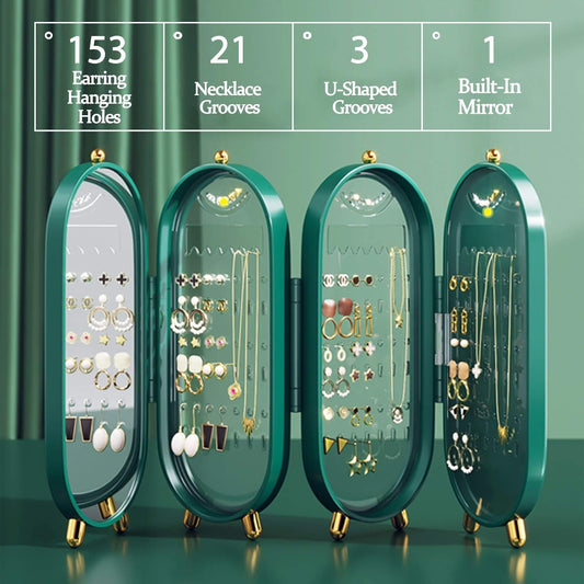 Foldable Earrings Holders Jewelry Organizer Box