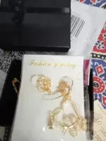 Heart Style Locket Set With Ear Rings